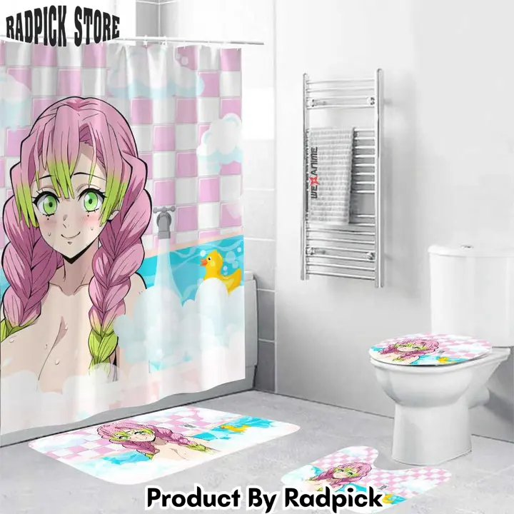 Girls in bathtub mitsuri kanroji combo bathroom set   rp0201812
